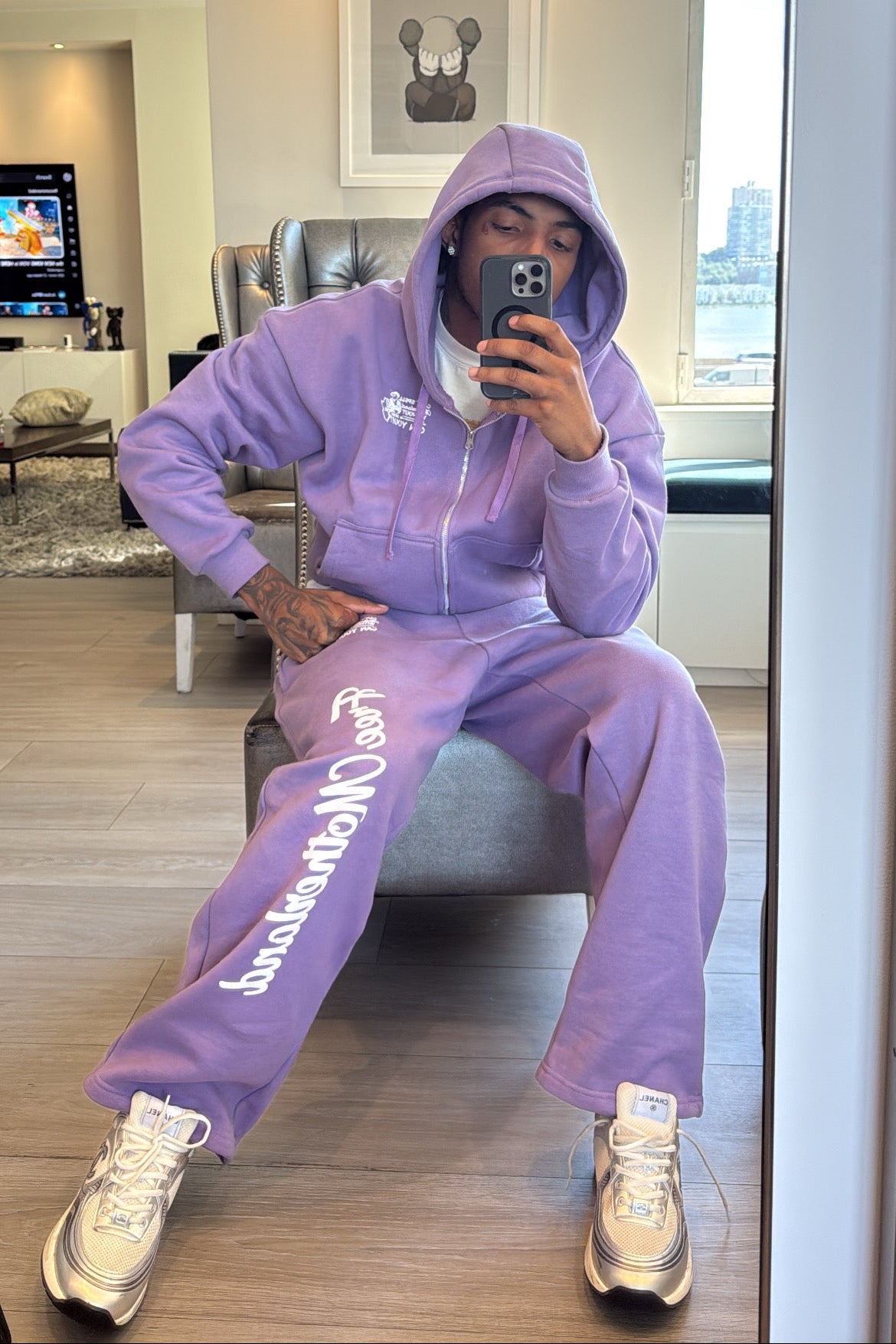 CANT SPELL ZIP UP SWEATSUIT