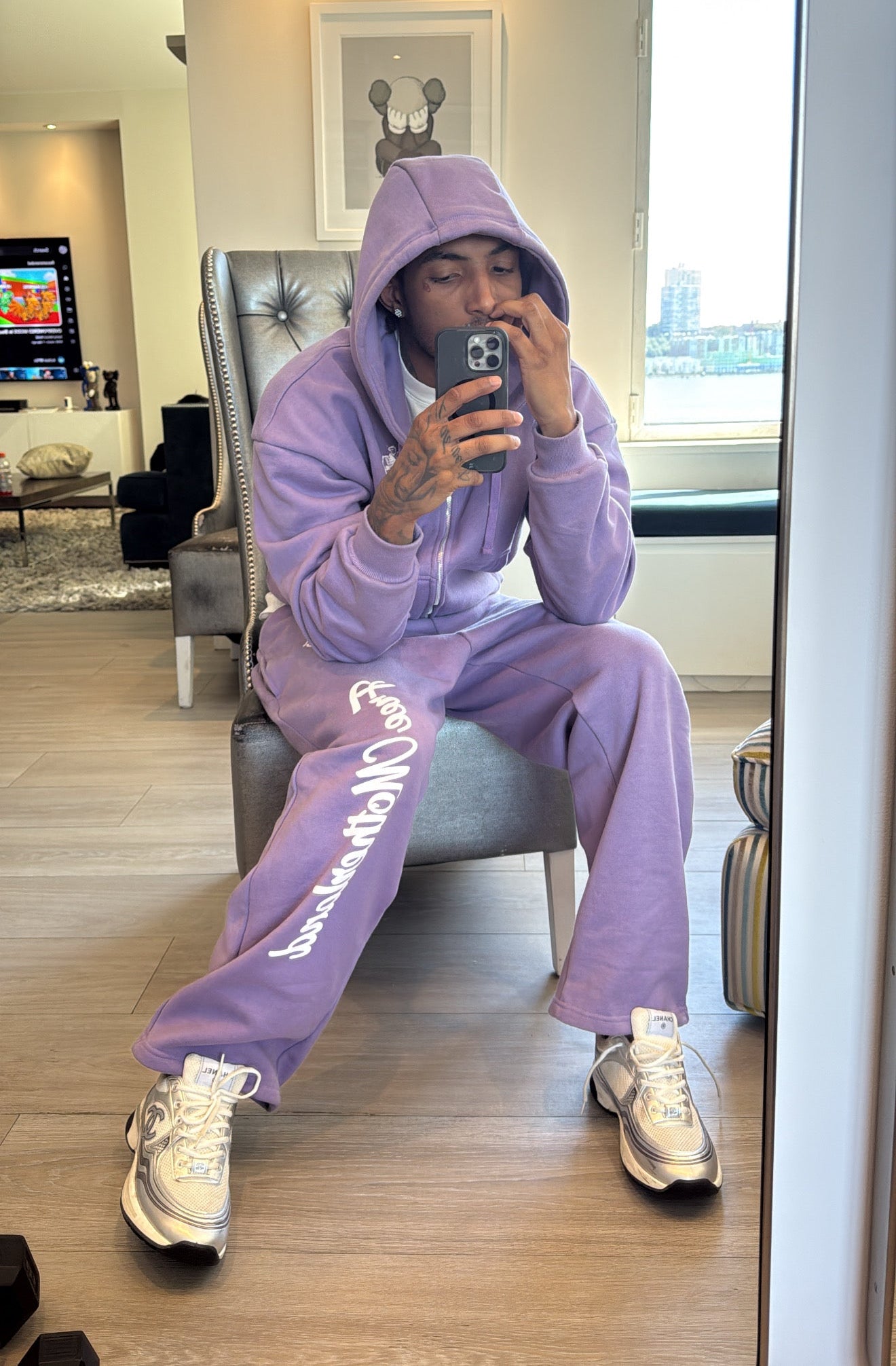 CANT SPELL ZIP UP SWEATSUIT